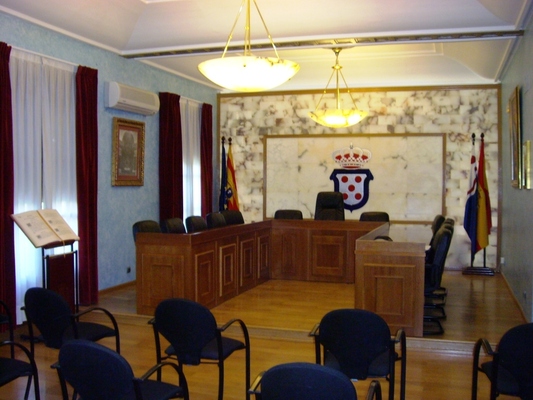 Salón de sesiones Ayuntamiento de Quinto