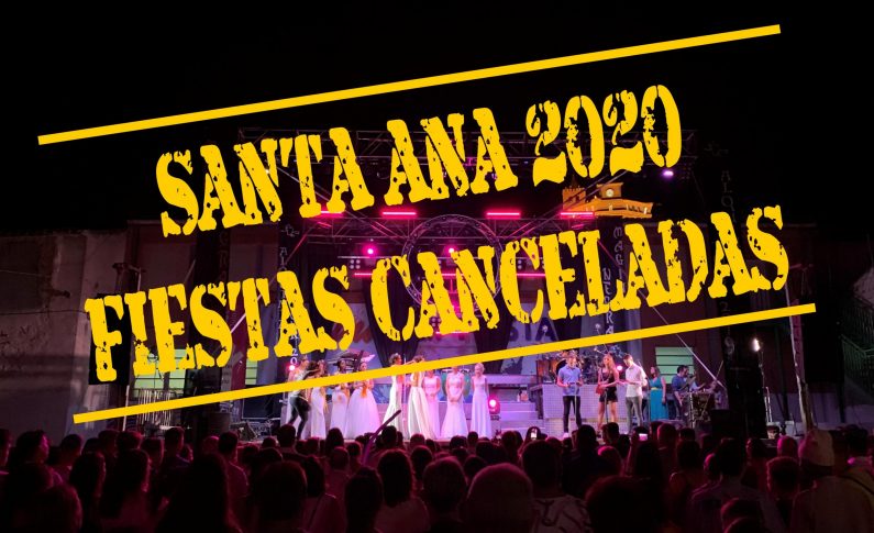 Quinto cancela las fiestas de Santa Ana 2020