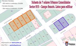 7 solares urbanos a la venta en Quinto