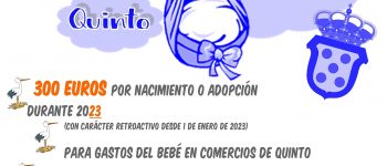 Los nacimientos en Quinto vienen con 300€ "bajo el brazo".