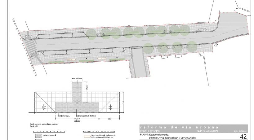 A licitación las obras de renovación de Camino de la Estación