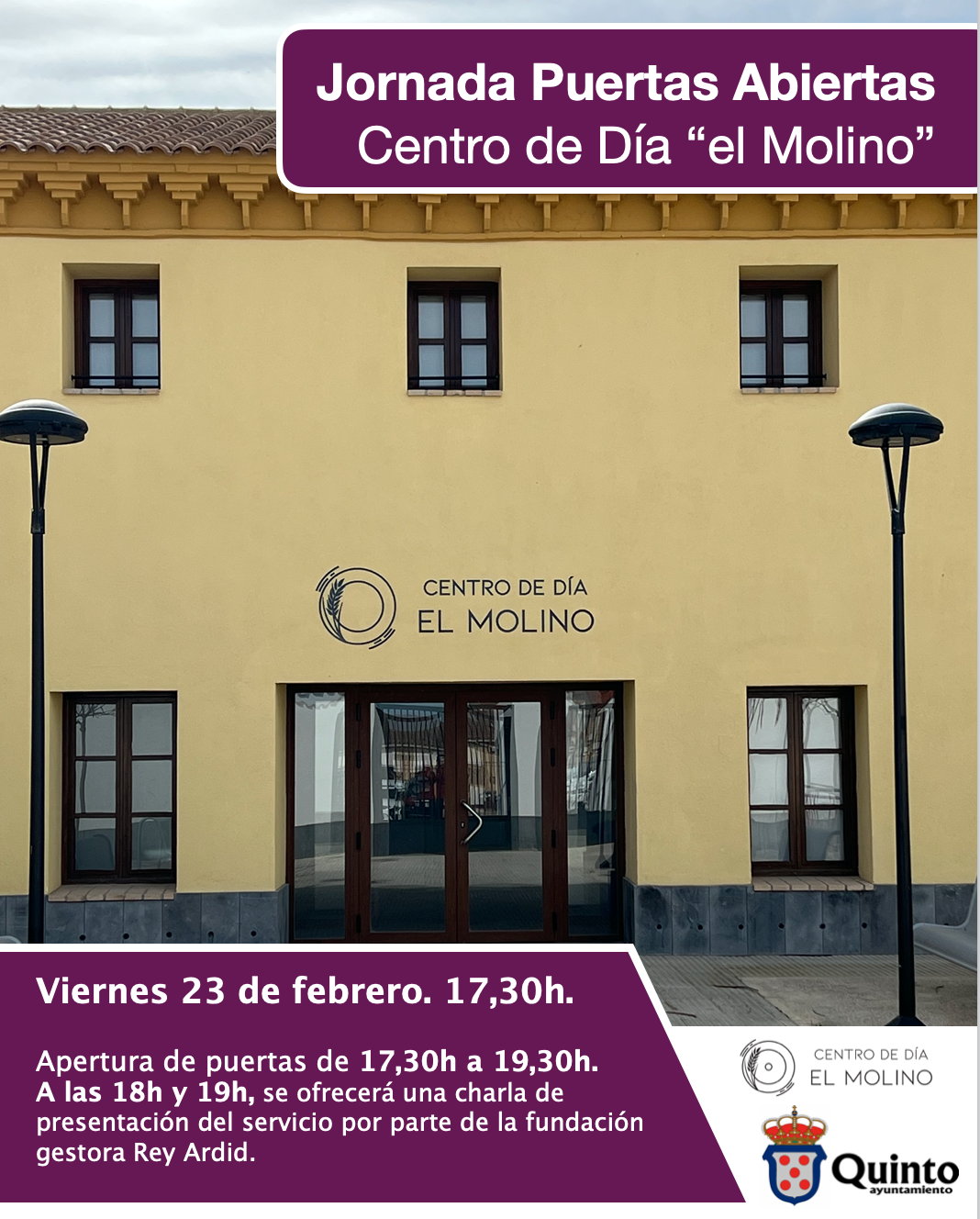 Jornada puertas abiertas «centro de día El Molino».