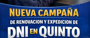 Nueva campaña de renovación del DNI en Quinto