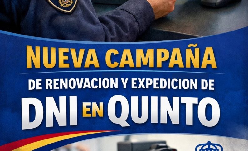 Nueva campaña de renovación del DNI en Quinto