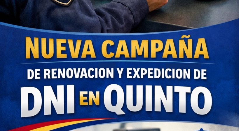 Nueva campaña de renovación del DNI en Quinto