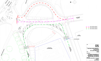 A licitación las obras de reurbanización del nudo de acceso al Bolar